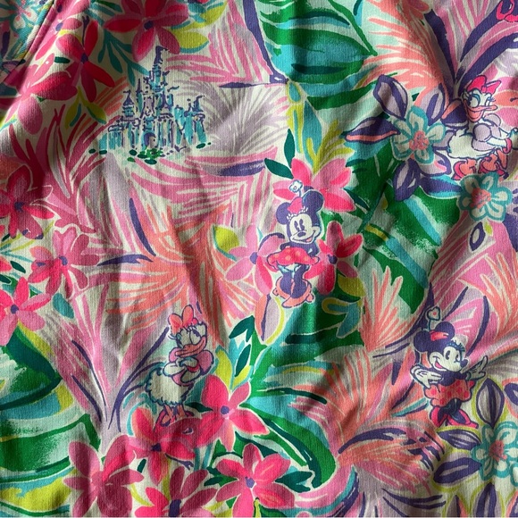 NWT Lilly Pulitzer Disney Minnie Mouse Daisy LP Zip Jacket Skipper Popover - Picture 8 of 8